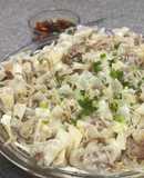 レンジで作る、ラード入り豚シュウマイ