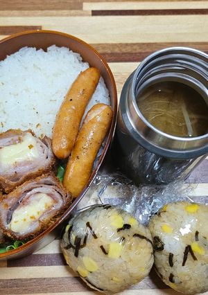 高校生男子お弁当26年2月12日-レシピのメイン写真