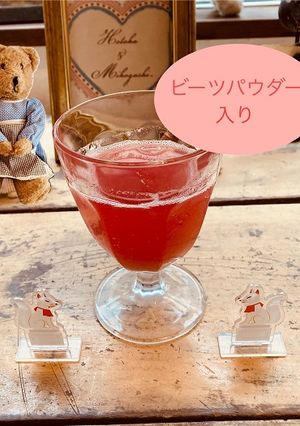 ビーツパウダー入りシャーリーテンプル-レシピのメイン写真