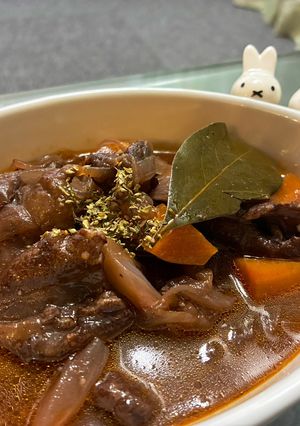 ♡簡単 牛すじ赤ワイン煮込み 圧力鍋なし-レシピのメイン写真