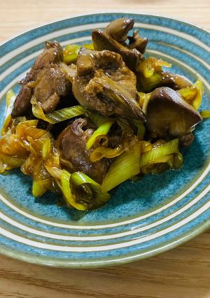 鶏レバーと長ネギのカレー炒め-レシピのメイン写真