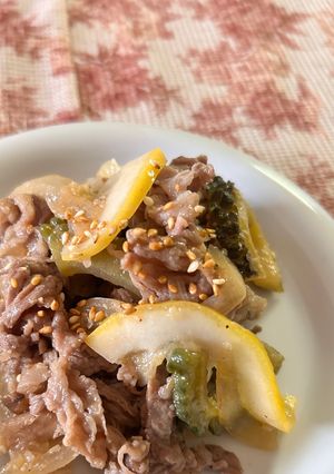 簡単　牛肉のレモン炒め-レシピのメイン写真