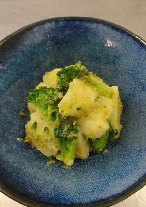 ふきのとうオイルソースのポテトサラダ-レシピのメイン写真