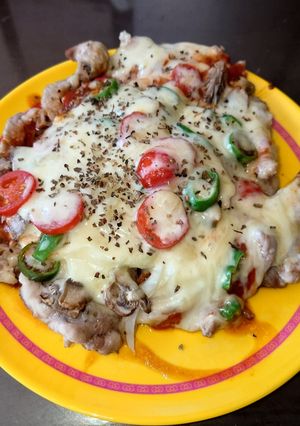 肉のピザ-レシピのメイン写真