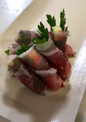 イタリアンパセリ&チーズ&生ハム巻き-レシピのメイン写真