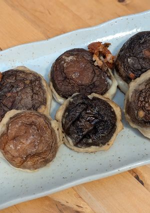 しいたけとれんこんのはさみ焼き-レシピのメイン写真