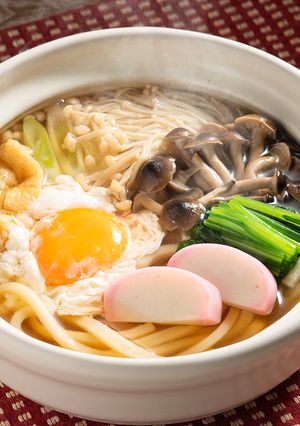 きのこたっぷり鍋焼きうどん-レシピのメイン写真