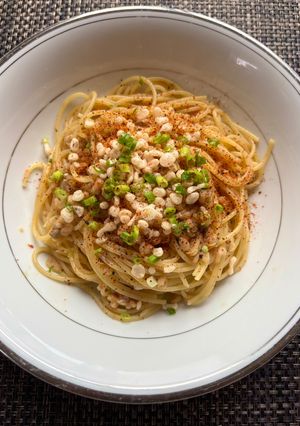 揚げ玉和風パスタ-レシピのメイン写真