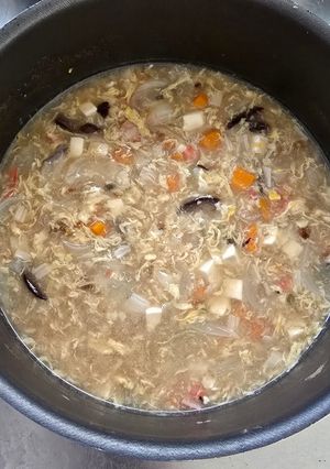 餅入り中華スープ-レシピのメイン写真