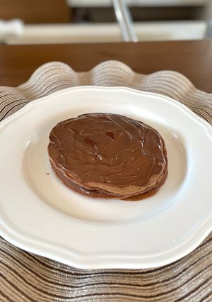 米粉ココアヌテラパンケーキ-レシピのメイン写真