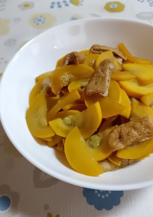 ズッキーニと油揚げの甘辛炒め-レシピのメイン写真