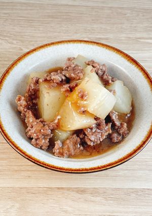 粗挽き豚ひき肉で作るそぼろ煮-レシピのメイン写真