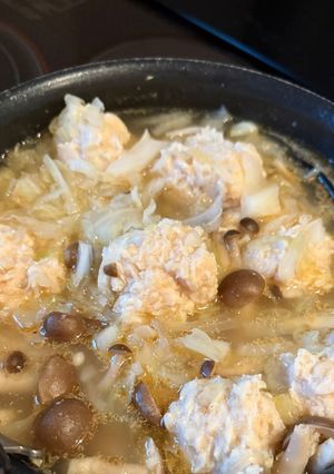 鶏ひき肉の肉団子スープ-レシピのメイン写真