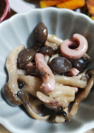 しめじの塩辛炒め※簡単副菜おつまみ-レシピのメイン写真