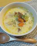 コク旨!さつま芋と根菜のミルクスープ