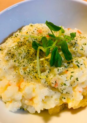 鍋の〆●チーズ雑炊-レシピのメイン写真