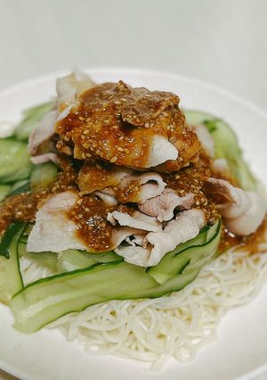 豚しゃぶそうめん-レシピのメイン写真