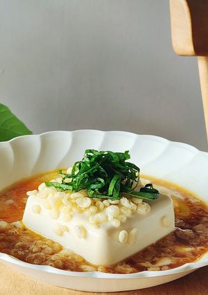 鍋不要☆レンジで簡単揚げ出し豆腐☆ランチ-レシピのメイン写真