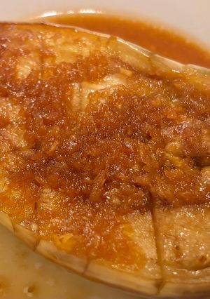 生姜醤油で食べる 白茄子のステーキ-レシピのメイン写真