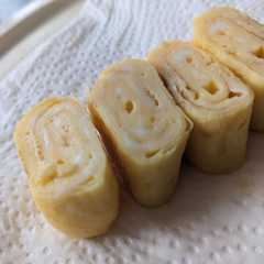 รูปของ ✫甘い、弁当にも！✫グラニュー糖で！卵焼き
