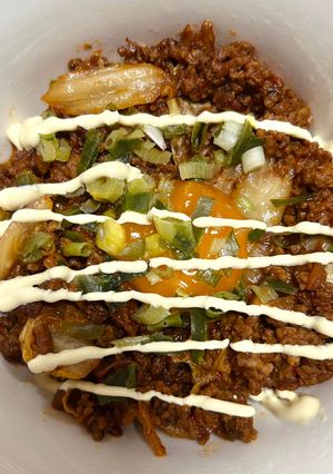【自分用メモ】豚キムチ丼-レシピのメイン写真