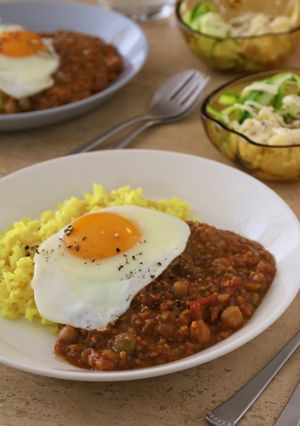 レンジで簡単！キーマカレー-レシピのメイン写真