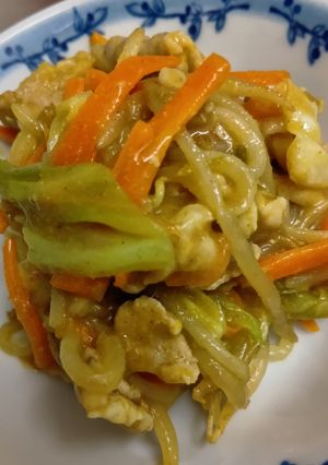 🧡豚肉と野菜のカレー炒め🧡-レシピのメイン写真