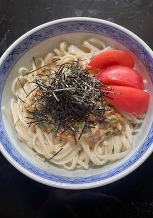夏向け『ひっぱりうどん』-レシピのメイン写真