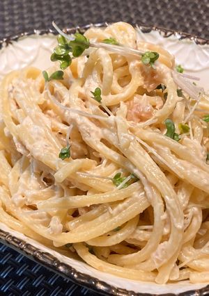 お弁当の隙間埋めにも⭐︎梅わさびサラスパ-レシピのメイン写真