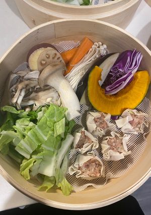 せいろでつけ野菜と手作りしゅうまい-レシピのメイン写真
