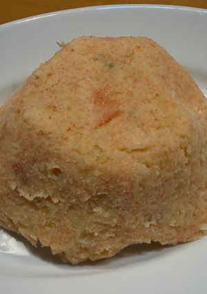 新ジャガで明太子タラモサラダの山を食ベる-レシピのメイン写真