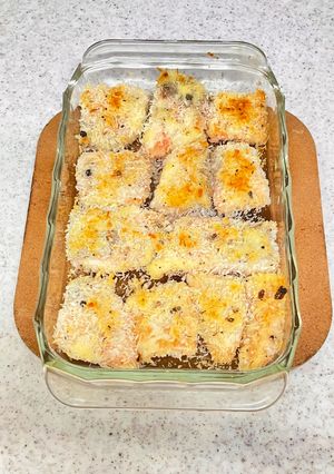 簡単トースターで鮭のハーブパン粉焼き-レシピのメイン写真