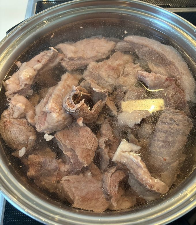 牛すじ肉の下処理-レシピのメイン写真
