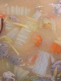 あるもので☆豚汁-レシピのメイン写真