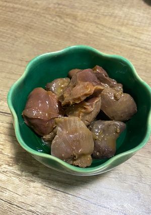 鳥肝とズリの煮煮煮物-レシピのメイン写真