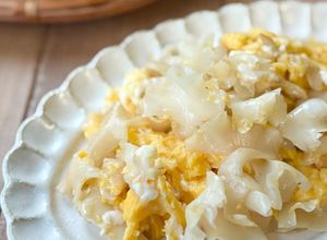 はなびらたけと玉子のふんわり炒め-レシピのメイン写真