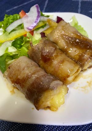 すきタレで！「豚バラチーズ豆腐巻き」-レシピのメイン写真