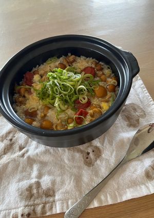 激ウマ！なめこと梅干しの雑炊🥣🍄-レシピのメイン写真