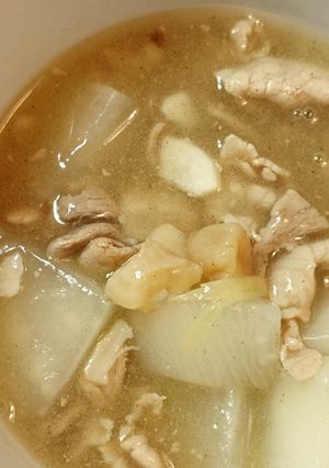 大根と豚バラ肉の貝柱とろみスープ-レシピのメイン写真