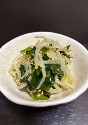 簡単！もやしとわかめのナムル-レシピのメイン写真