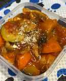 炒めて煮るだけ鶏肉と夏野菜のラタトゥイユ
