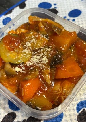 炒めて煮るだけ鶏肉と夏野菜のラタトゥイユ-レシピのメイン写真