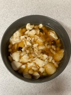 豆腐と蒸し豆の煮込み-レシピのメイン写真