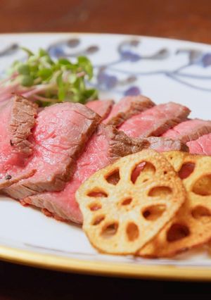 炊飯器で作る県産牛のローストビーフ-レシピのメイン写真