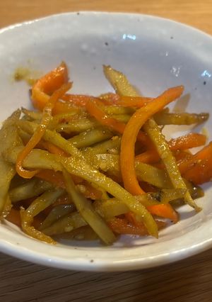 カレー麹を使ったカレーきんぴら-レシピのメイン写真
