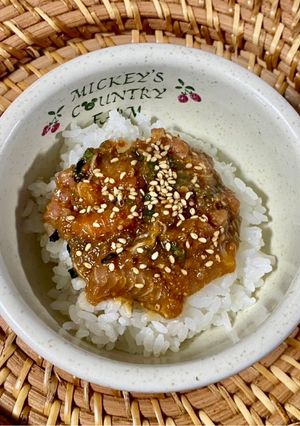 余ったお刺身と☆お味噌と胡麻油で旨ごはん-レシピのメイン写真