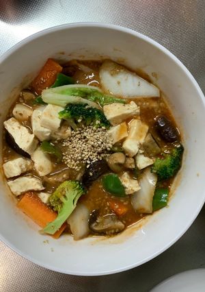 肉無豆腐簡単レモンお好み焼き味野菜炒め-レシピのメイン写真