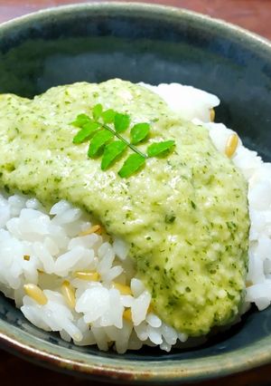 大和芋+蓼酢ソース とろろ発芽燕麦ご飯-レシピのメイン写真