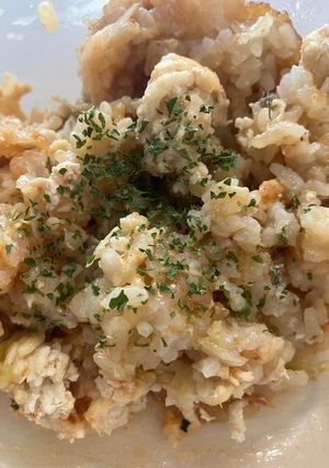 鶏ひき肉とえのきの炊き込み冷凍弁当-レシピのメイン写真