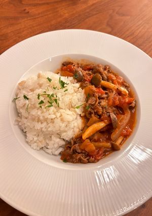 30分で完成！薄切りビーフのトマト煮-レシピのメイン写真